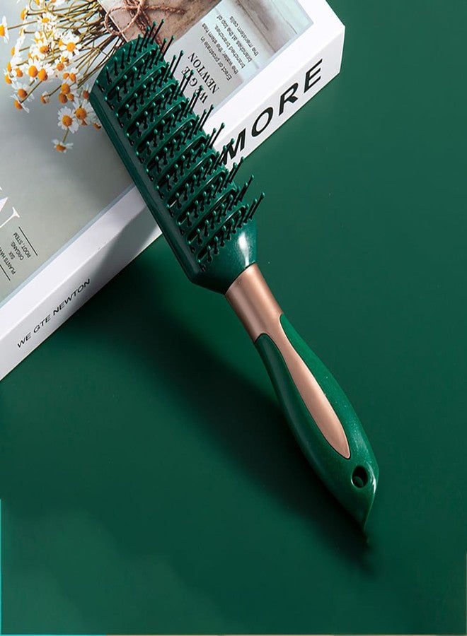JEVIMORY Vent Hair Brush for Women and Men, Detangling Wet Hair Brush with Ball Tipped Bristles for Wet/Dry Hair - All Hair Types with Nylon Bristles, Green (1 Pack-Green) - Image 5